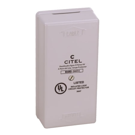 Citel Surge Protection Device, 6V, 8 Wires B480-06D3